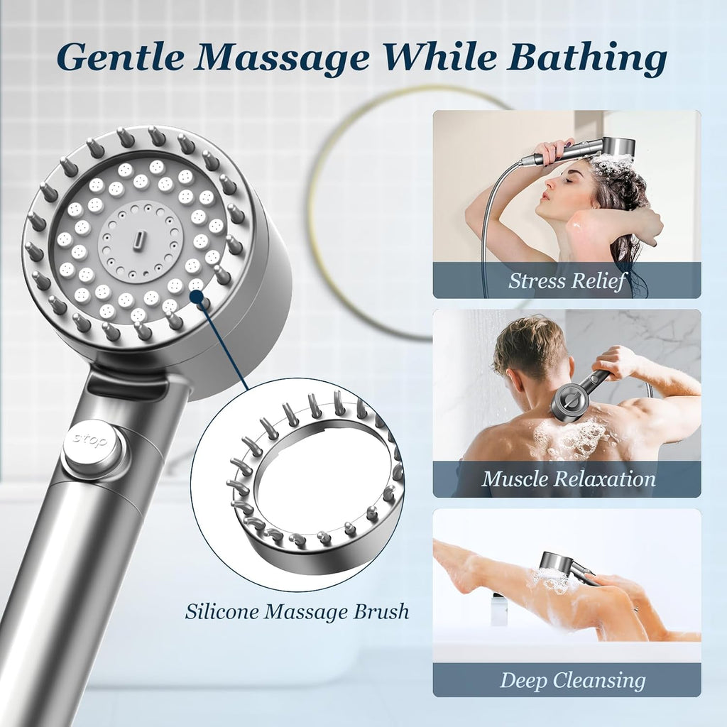 High Pressure Water 4 in 1 Shower Set