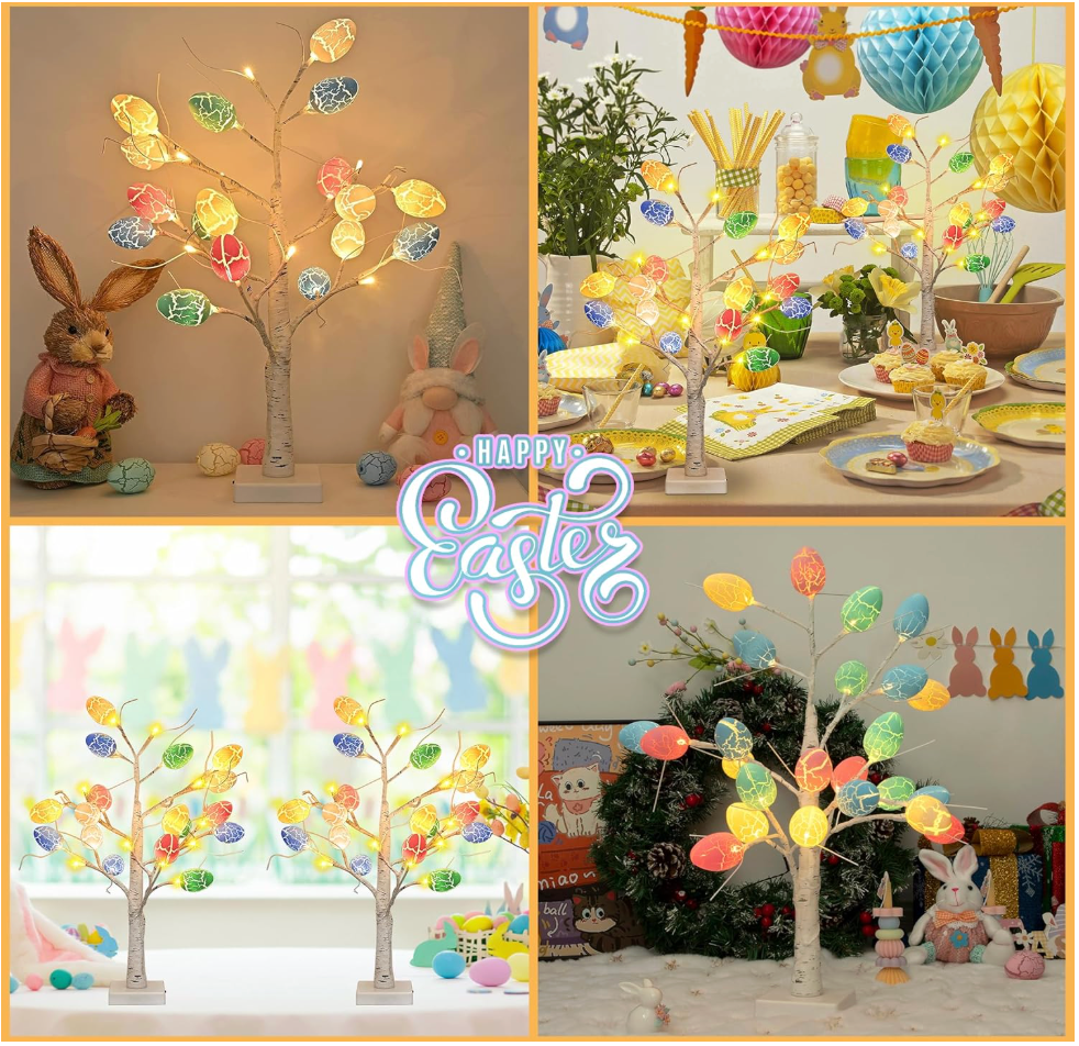 Easter Simulation Tree Lights