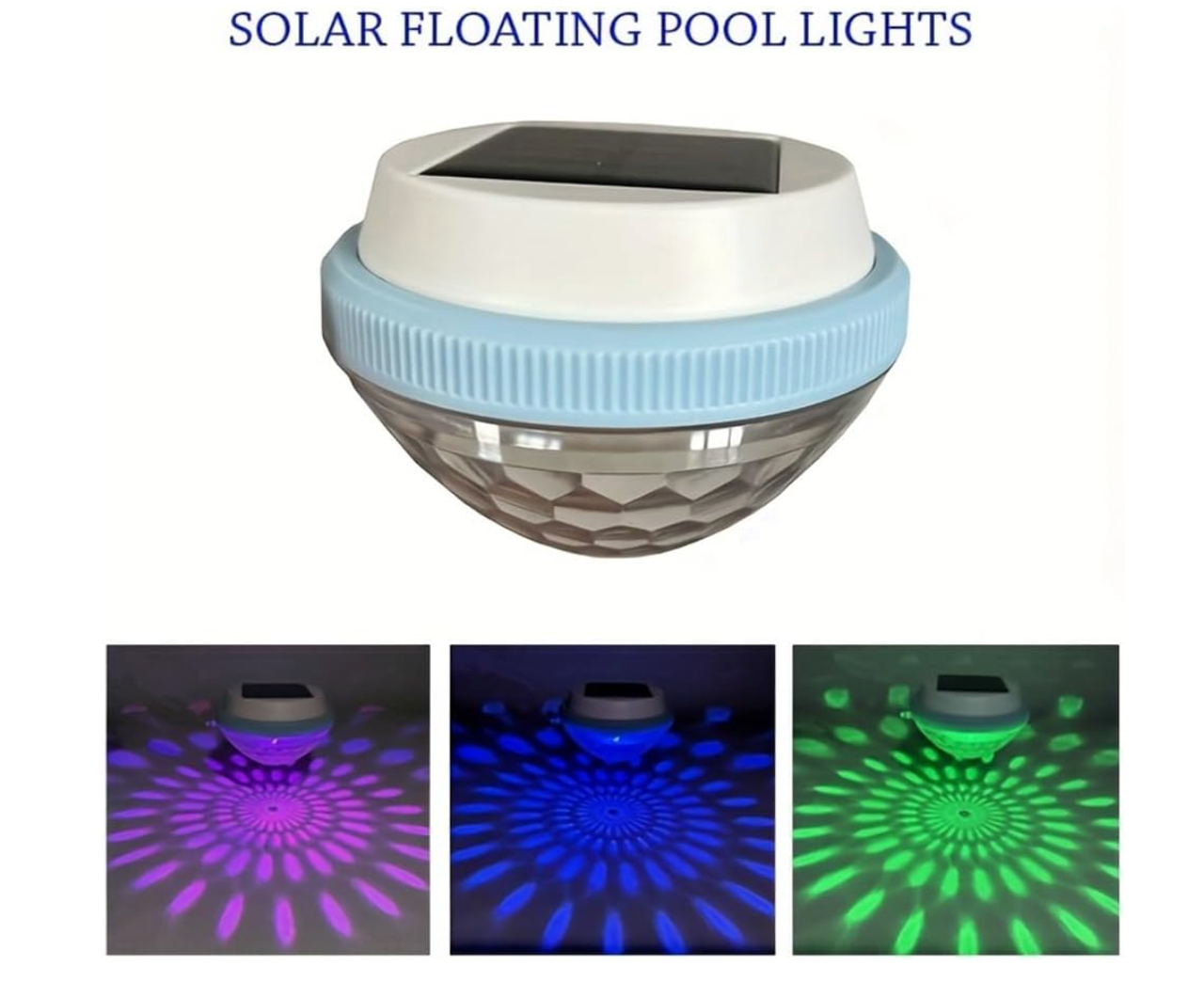 Solar Floating Pool RGB Light (Pack Of 2)