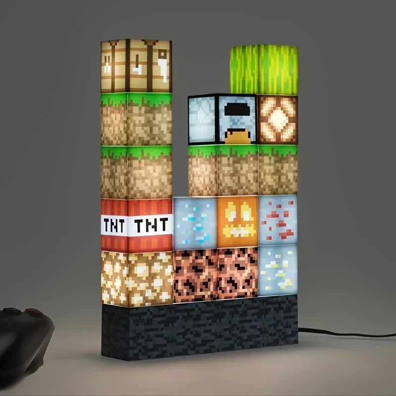 Minecraft Rearrangeable Light Blocks (16pcs Set)