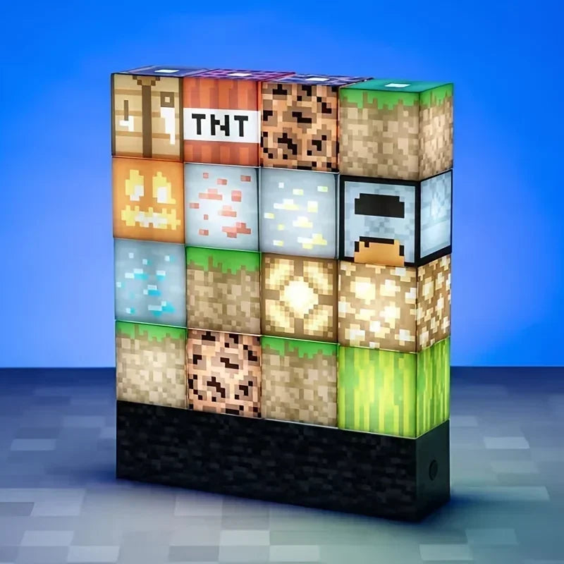 Minecraft Rearrangeable Light Blocks (16pcs Set)