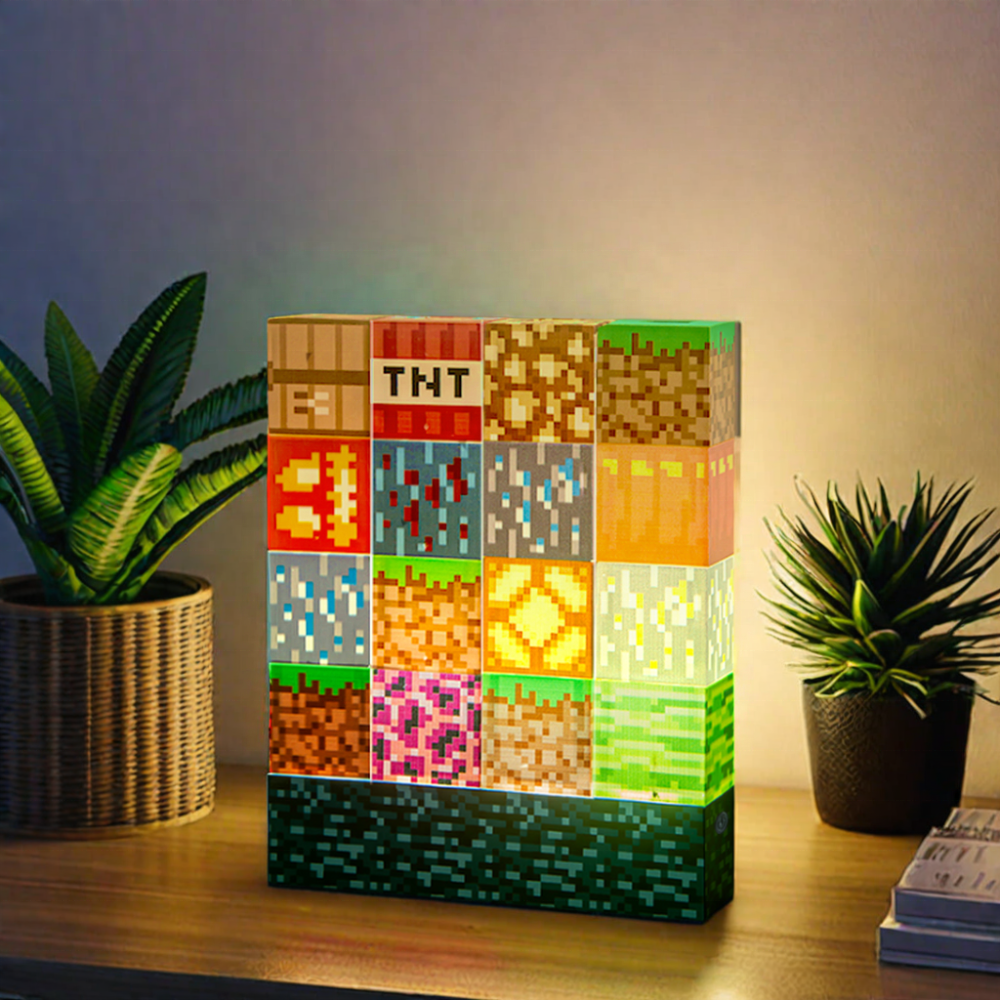 Minecraft Rearrangeable Light Blocks (16pcs Set)